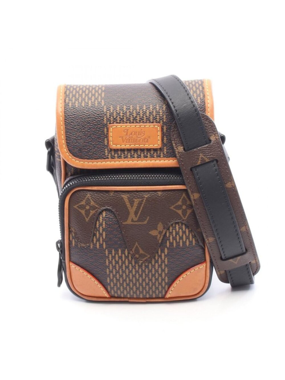 Louis Vuitton Shoulder Bag NIGO Amazon Messenger Leather